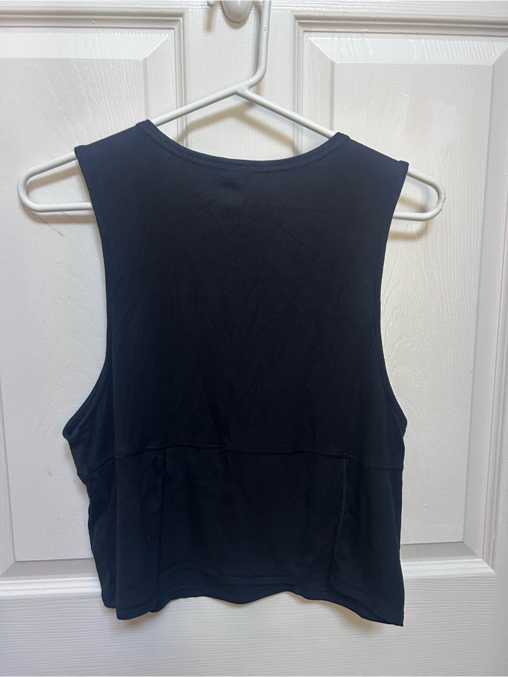 Sunday Best Black Cropped RibbedTank - Picture 2 of 5